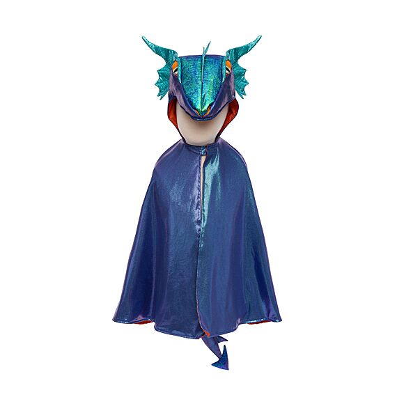 Verkleedcape Draak - Azure Metallic Dragon