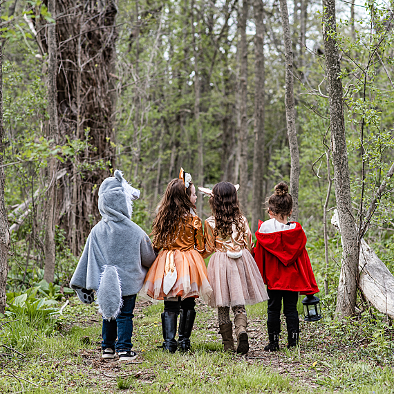 Verkleedjurk Met Diadeem - Woodland Deer