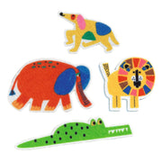 60 vilten stickers - Animals Everywhere - Stickers en stickersets Djeco - In den Olifant