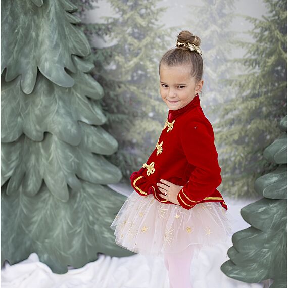 Verkleedrok Sparkle Star Tutu - White/Gold