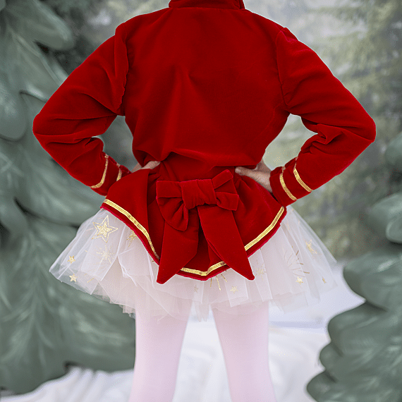 Verkleedrok Sparkle Star Tutu - White/Gold