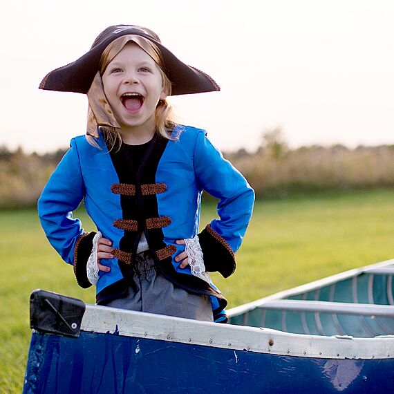 Verkleedkostuum Piraat - Commodore Pirate Jacket, Pant And Hat