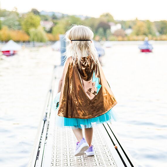 Superheldenkostuum Met Tutu En Masker Super-Duper Teal Copper