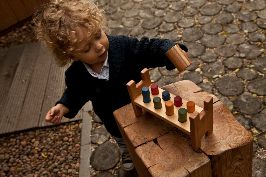 rainbow pound-a-peg