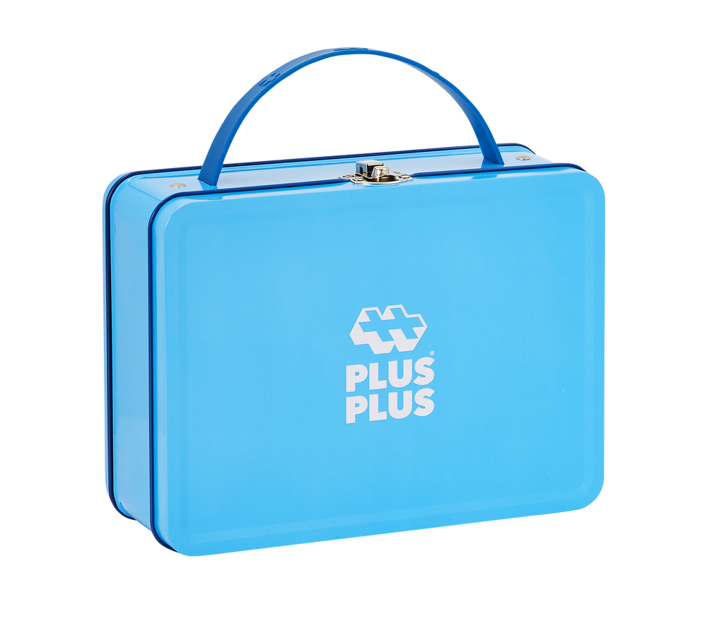 Bouwstenen Plus-Plus Metal Suitcase Basic - 600 stuks