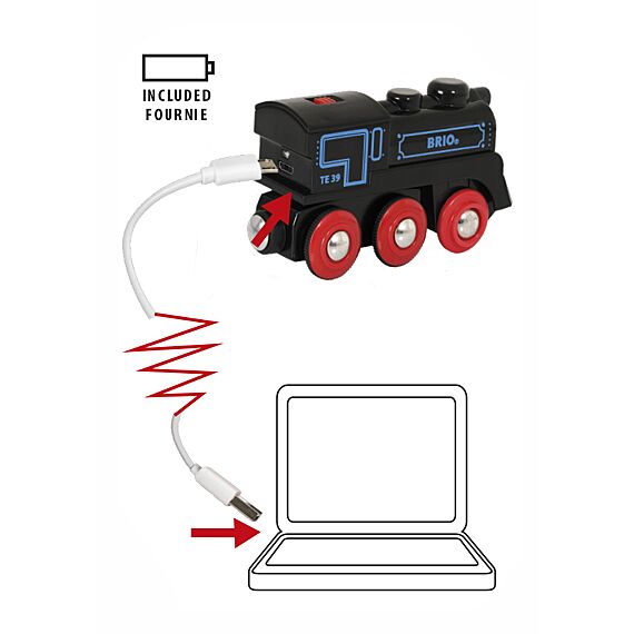 Oplaadbare Locomotief Met Mini Usb- Kabel