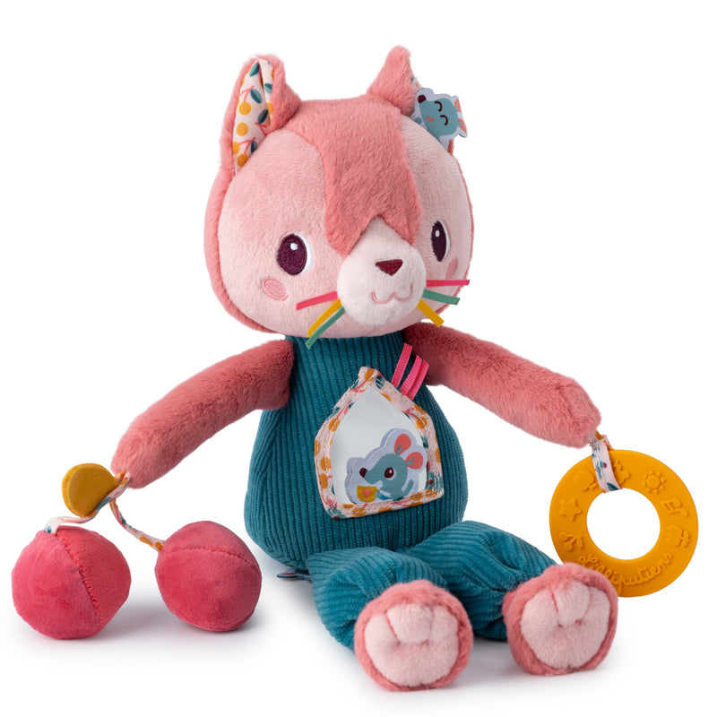 Activiteitenknuffel Jeanne Multi-Activiteitenkat - 32 cm