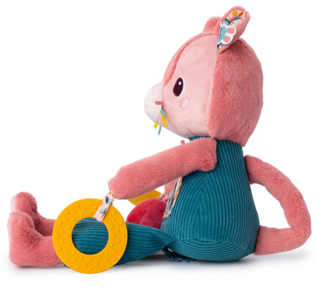 Activiteitenknuffel Jeanne Multi-Activiteitenkat - 32 cm