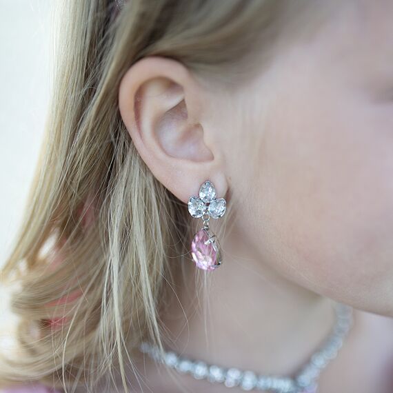 Juwelenset In Doos The Marilyn Pink & Silver - Set Van 4