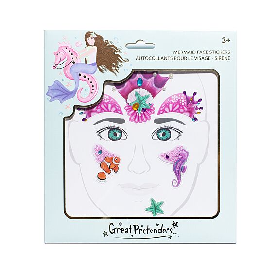 Gezichtstickers - Mermaid Face