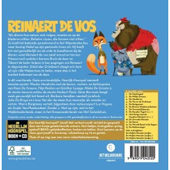 Reinaert De Vos (10+) (Boek + Cd)