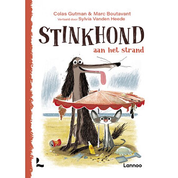 Stinkhond Aan Het Strand