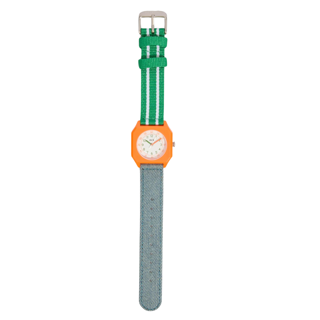 Montre Mini Kyomo - Circus (Denim & Green)