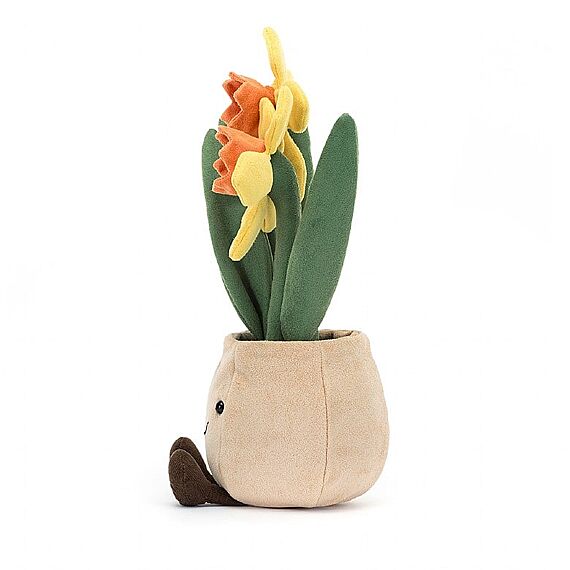 Knuffel Bloempot Amuseable Daffodil Pot | 29 Cm