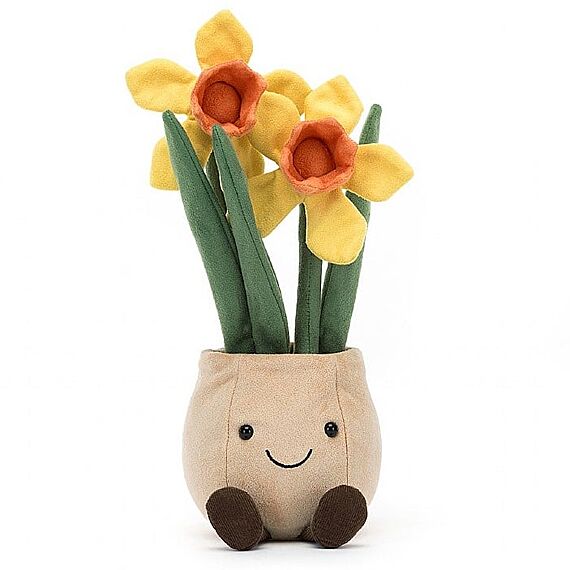 Knuffel Bloempot Amuseable Daffodil Pot | 29 Cm