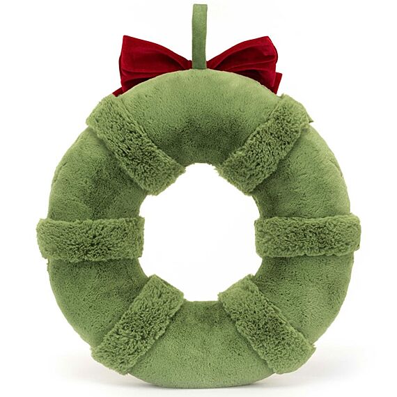 Knuffel Kerstkrans Amuseables Decorated Christmas Wreath - 44 Cm