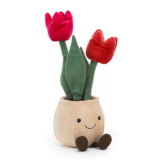 Knuffel Bloempot Amuseable Tulip Pot | 30 Cm