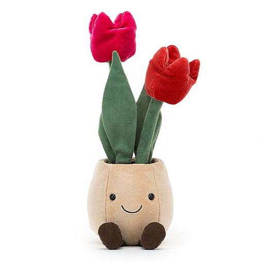 Knuffel Bloempot Amuseable Tulip Pot | 30 Cm