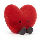 Knuffel Hart Amuseable Red Heart Large - 17 cm