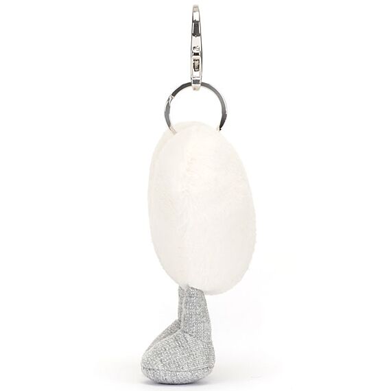 Sleutelhanger Amuseables Cream Heart Bag Charm | 19 Cm