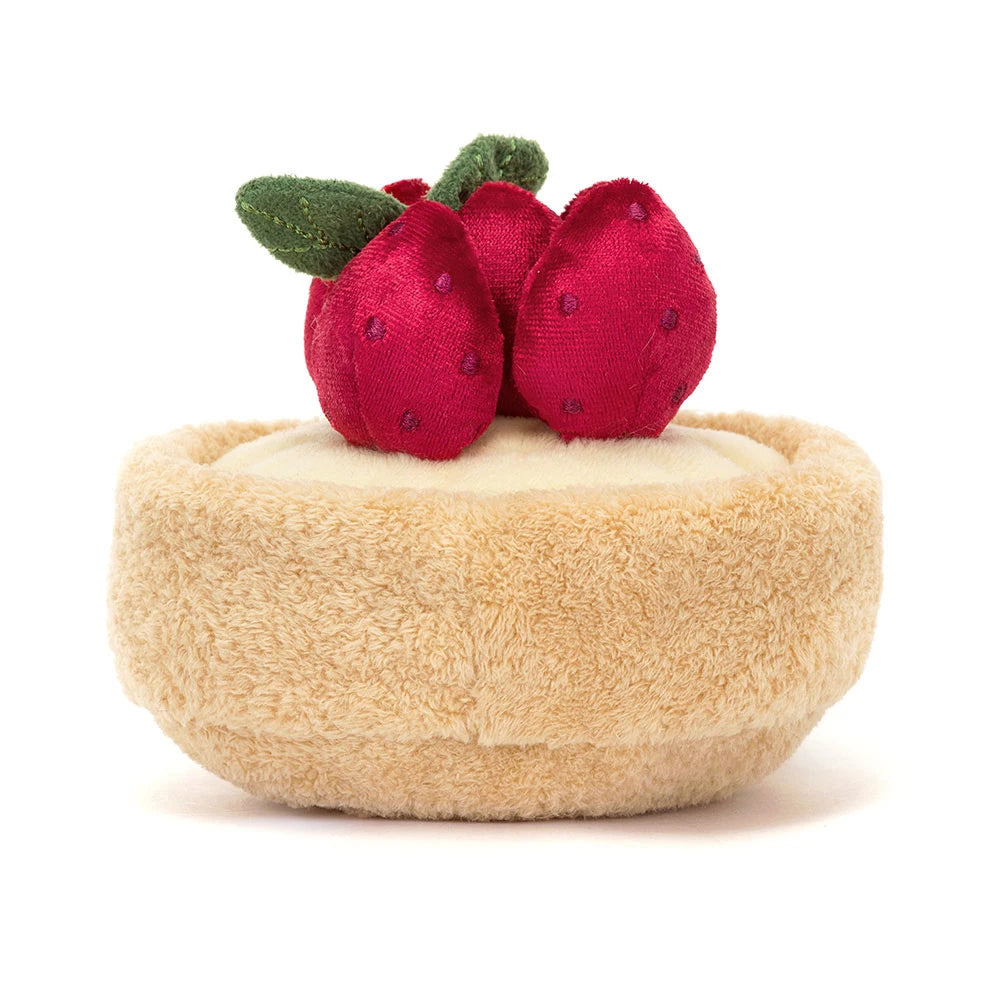 Knuffel Amuseables Fleurette Tarte Aux Fraises - 11 cm