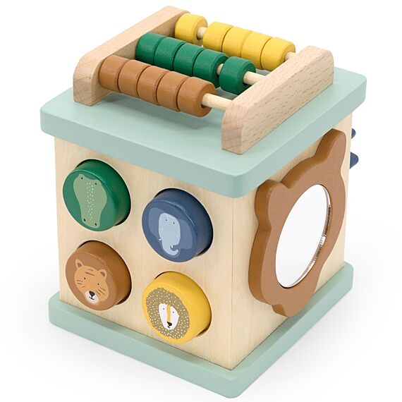 Houten Activiteitenkubus - Wooden Small Activity Cube