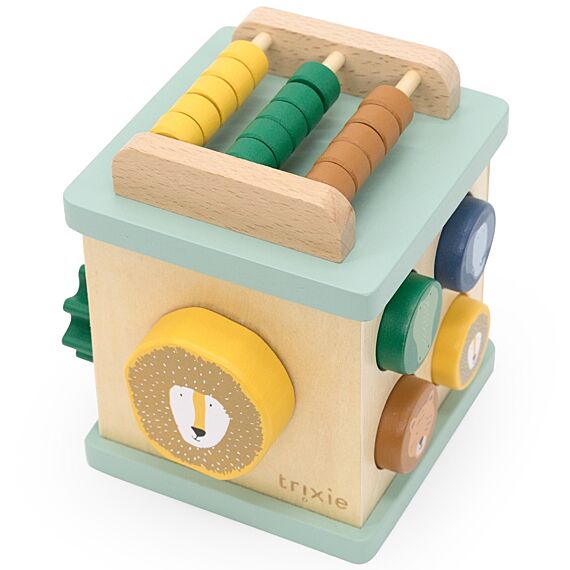 Houten Activiteitenkubus - Wooden Small Activity Cube