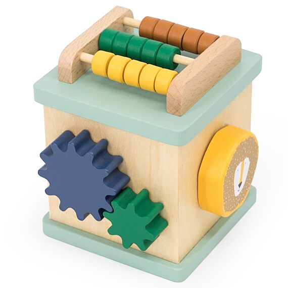 Houten Activiteitenkubus - Wooden Small Activity Cube