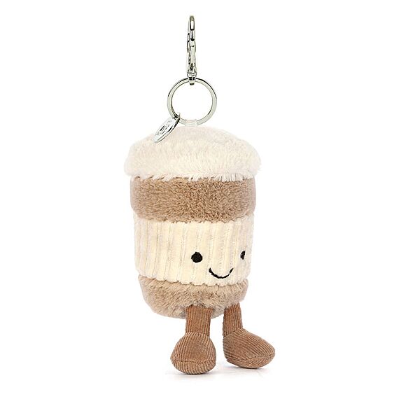 Sleutelhanger Amuseable Coffee-To-Go Bag Charm - 12 Cm