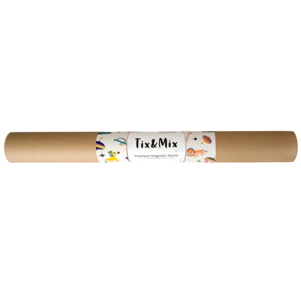Tix&Mix magnetic wall decal Brown Sugar + 2 crayons