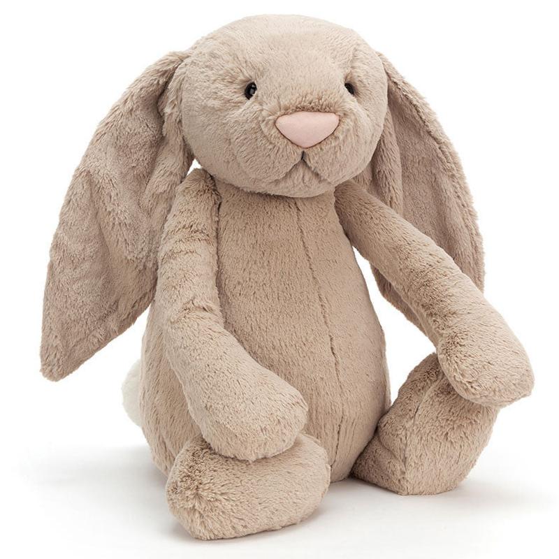 Knuffel Konijn Bashful Beige Bunny Really Big - 67 cm