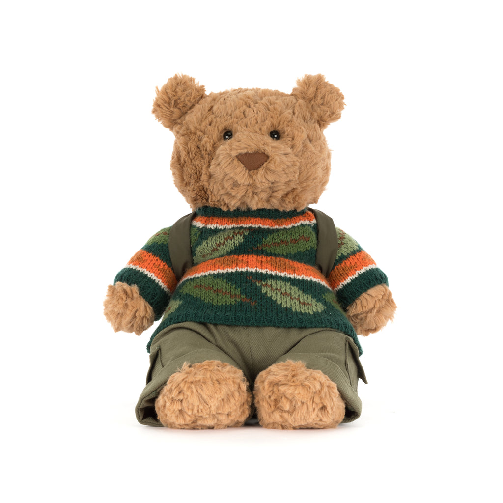 Knuffel Beer Bartholomew Bear Hiking Outfit - 26 cm