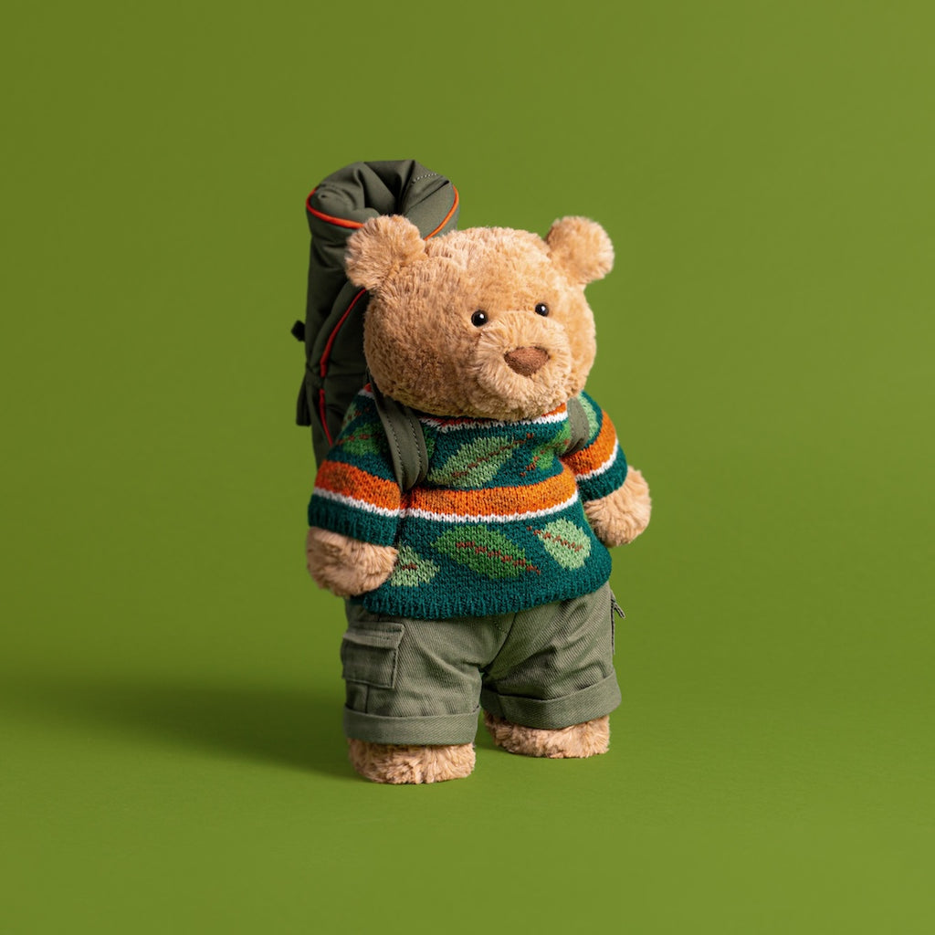 Knuffel Beer Bartholomew Bear Hiking Outfit - 26 cm