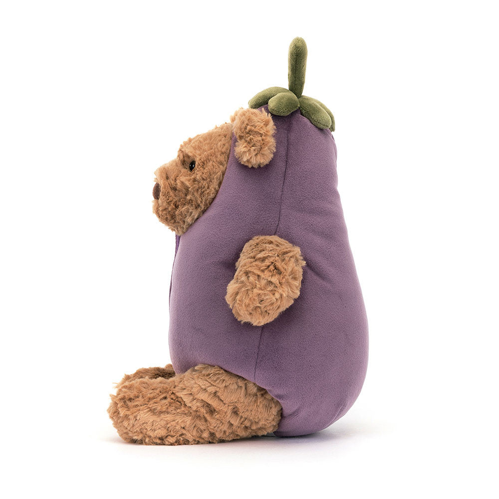 Knuffel Beer Bartholomew Bear Aubergine - 25 cm