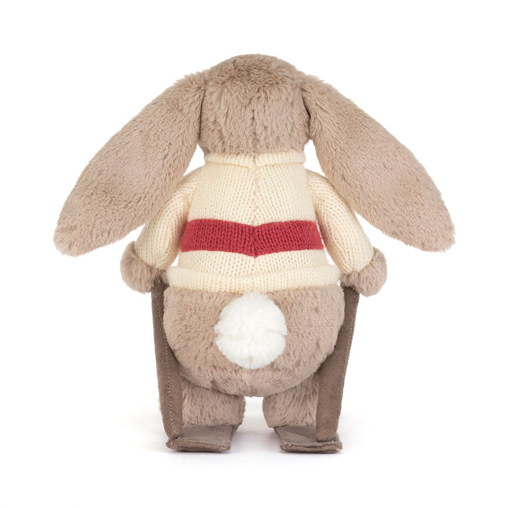 Knuffel Bashful Bunny Gold Medal Ski - 20 cm