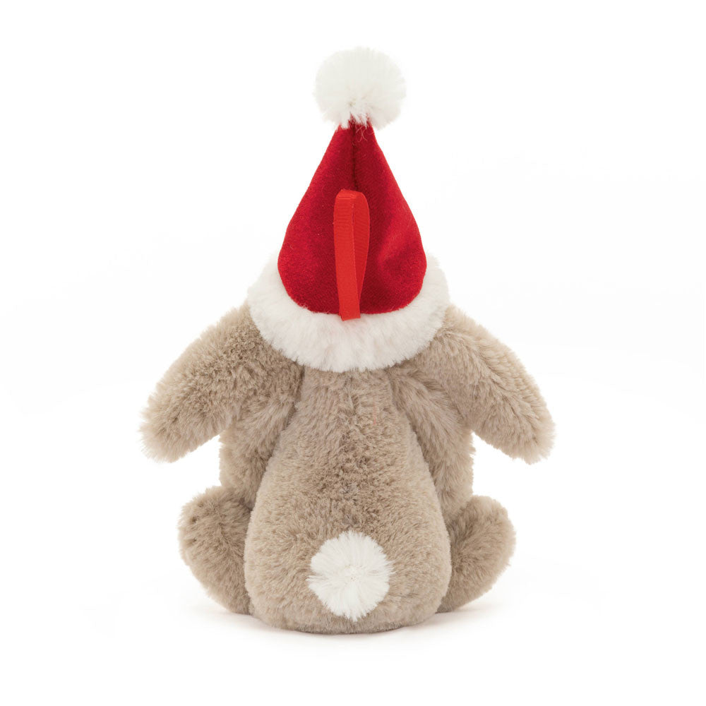 Kerstdecoratie Bashful Christmas Bunny Decoration - 10 cm