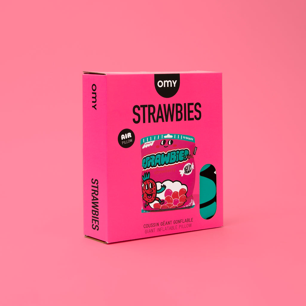 Opblaasbaar kussen Strawbies - Air Collection