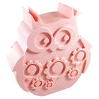 Brooddoos met 2 vakjes - Owl Light Pink