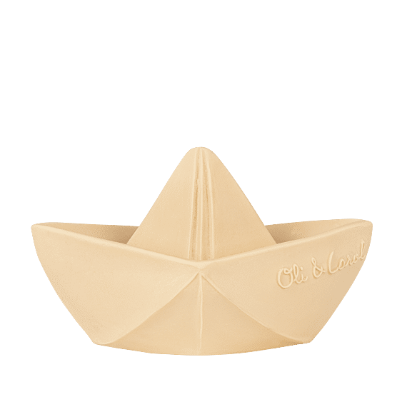 Rubberen Badspeeltje - Origami Boat Nude