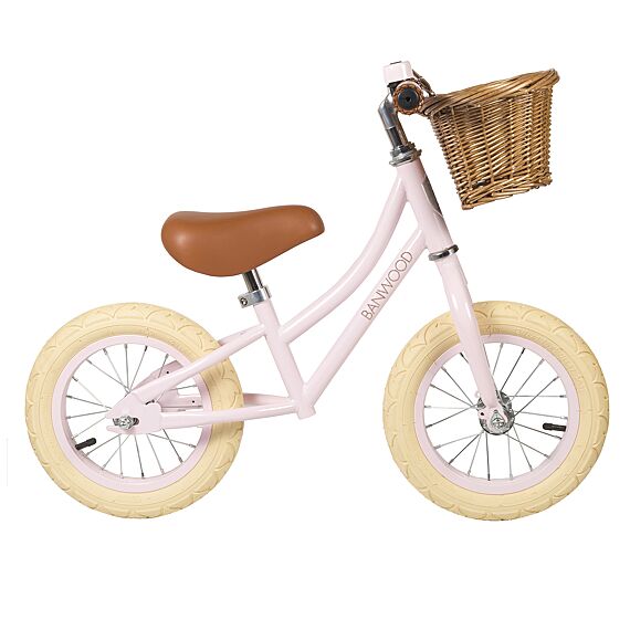 Stalen Loopfiets First Go Vintage Pink