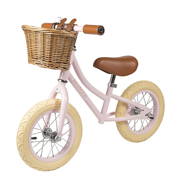 Stalen Loopfiets First Go Vintage Pink