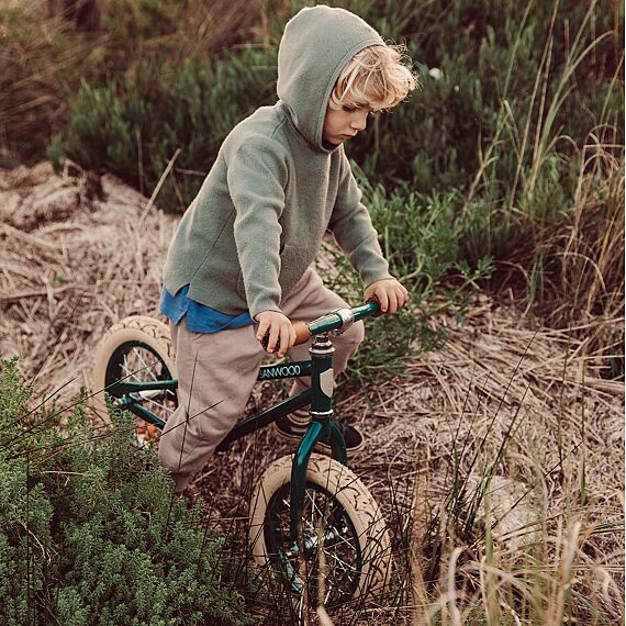 Stalen Loopfiets First Go Vintage Banwood Green