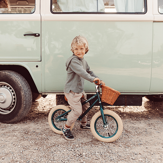 Stalen Loopfiets First Go Vintage Banwood Green