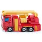 Camion-échelle des pompiers avec plateforme de sauvetage