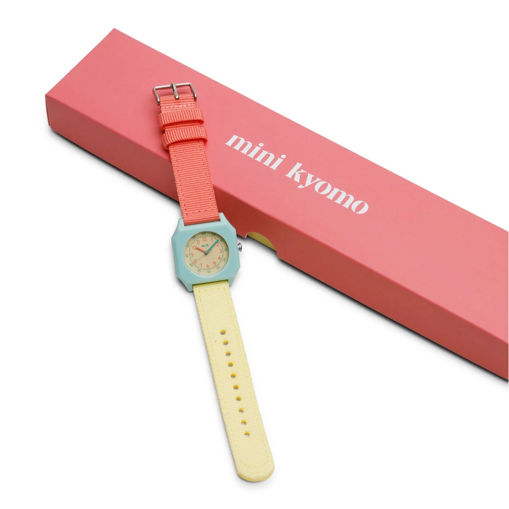 Mini Kyomo horloge - Bubble Gum
