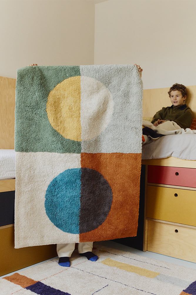 Wasbaar tapijt Ilusion Lens -  90 x 130 cm