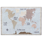 Wasbaar Tapijt Vintage Map - 140 X 200 Cm