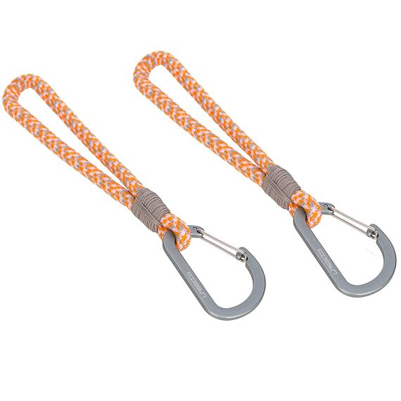 Kinderwagen Accessoire | Stroller Hooks Cord Beige/Orange/Lavender | Set Van 2