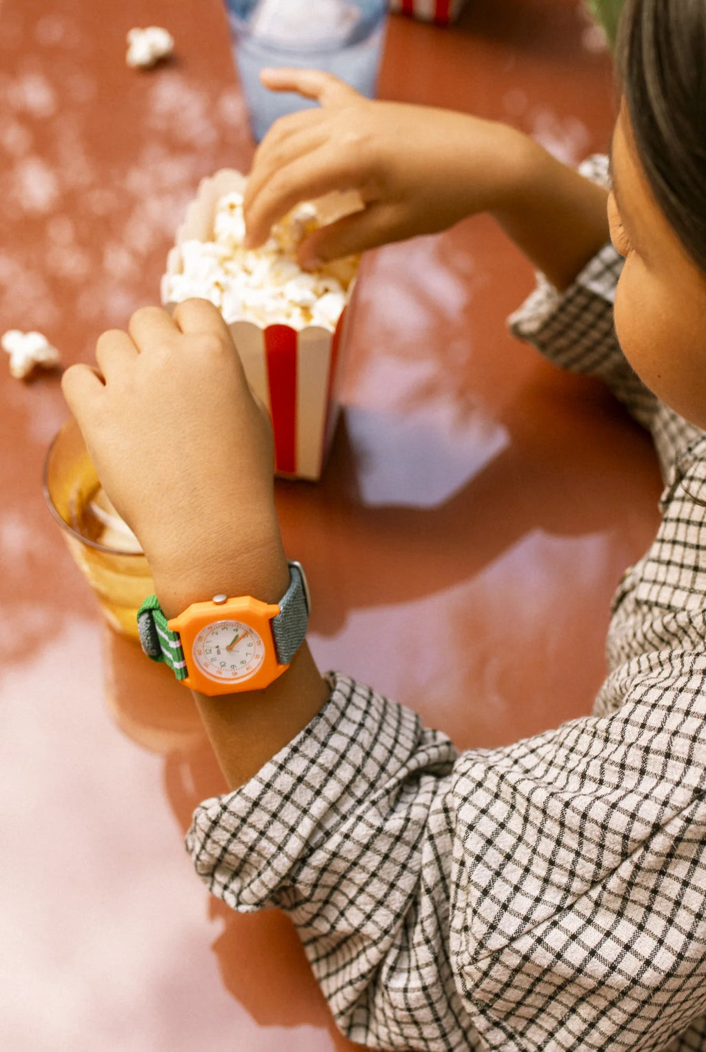 Montre Mini Kyomo - Circus (Denim & Green)