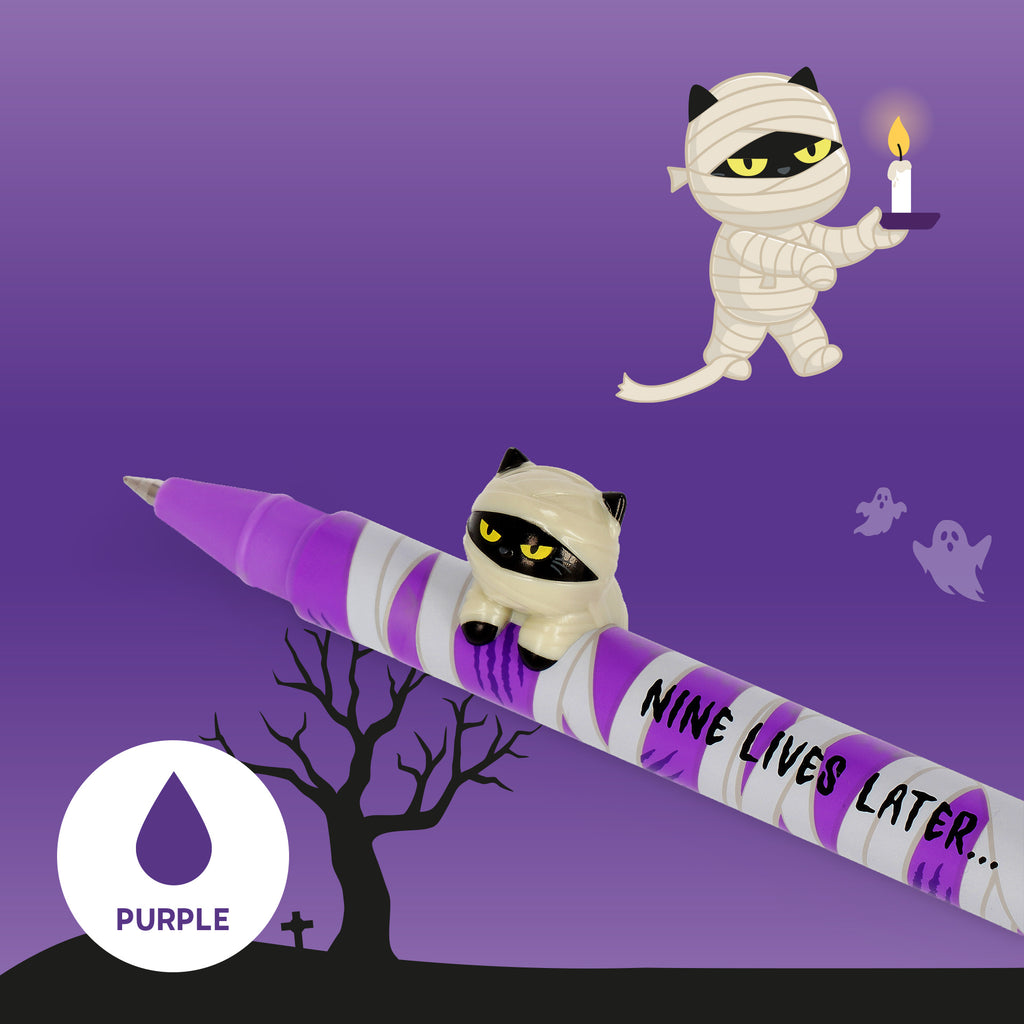 Gelpennen Spooky Party - Spookbeer + Mummiepoes - set van 2